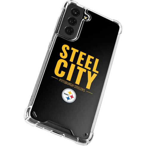 NFL Pittsburgh Steelers Team Motto Galaxy S21 Plus 5G Clear Case