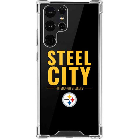 NFL Pittsburgh Steelers Team Motto Galaxy S22 Ultra Clear Case