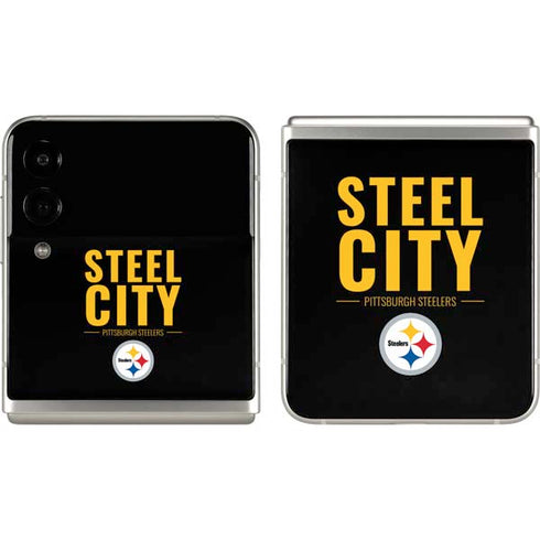 NFL Pittsburgh Steelers Team Motto Galaxy Z Flip3 5G Skin