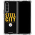 NFL Pittsburgh Steelers Team Motto Galaxy Z Fold4 5G Clear Case