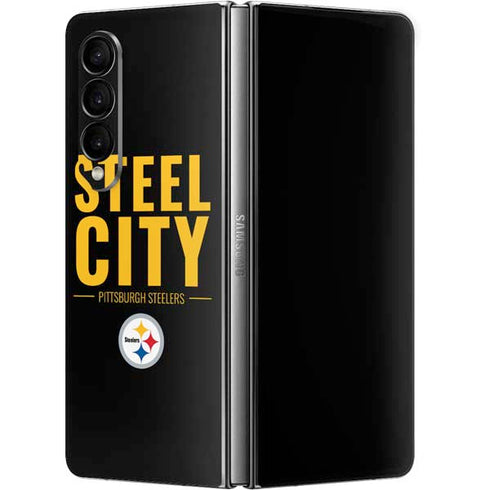 NFL Pittsburgh Steelers Team Motto Galaxy Z Fold4 5G Skin