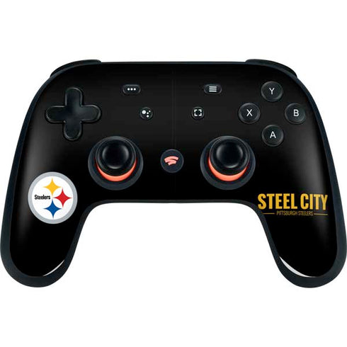 NFL Pittsburgh Steelers Team Motto Google Stadia Controller Skin