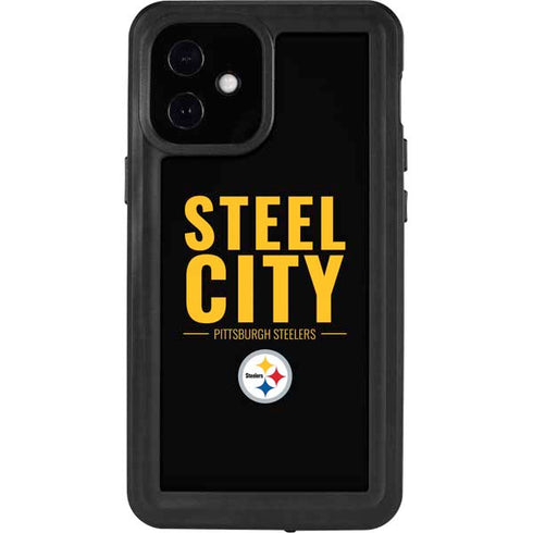 NFL Pittsburgh Steelers Team Motto iPhone 12 Mini Waterproof Case