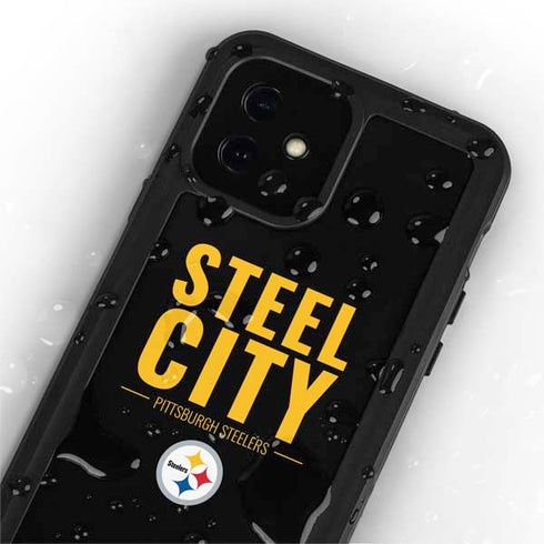 NFL Pittsburgh Steelers Team Motto iPhone 12 Mini Waterproof Case