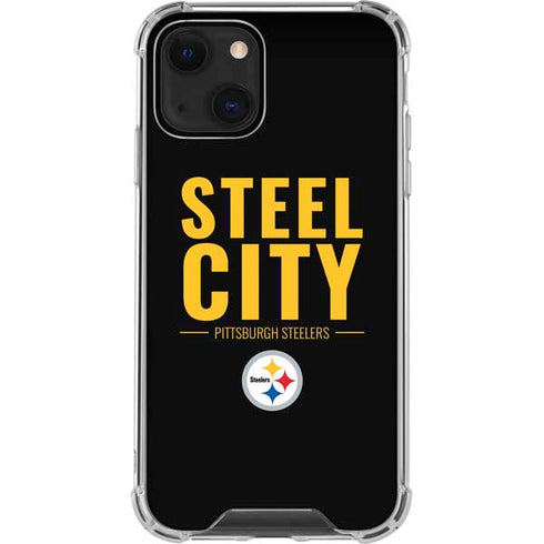 NFL Pittsburgh Steelers Team Motto iPhone 13 Mini Clear Case