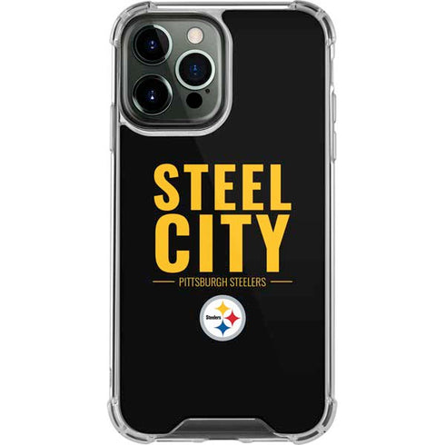 NFL Pittsburgh Steelers Team Motto iPhone 13 Pro Max Clear Case