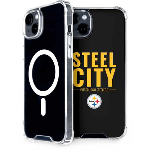 NFL Pittsburgh Steelers Team Motto iPhone 15 Plus MagSafe Case