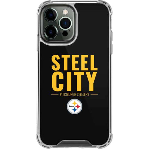 NFL Pittsburgh Steelers Team Motto iPhone 15 Pro Max Clear Case