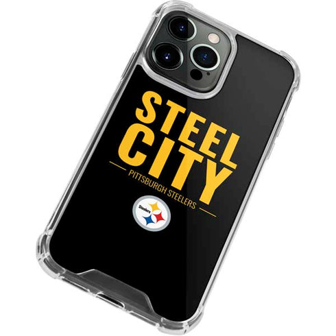 NFL Pittsburgh Steelers Team Motto iPhone 15 Pro Max Clear Case