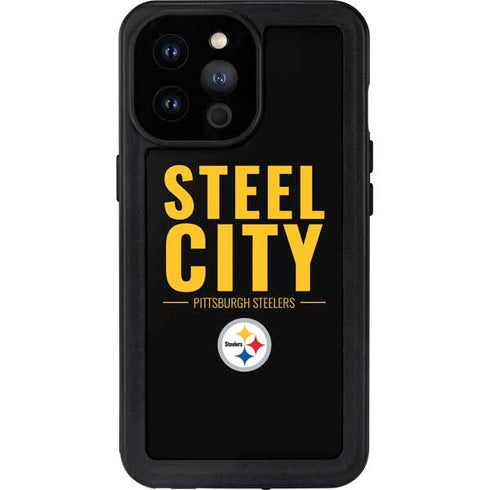 NFL Pittsburgh Steelers Team Motto iPhone 14 Pro Max Waterproof Case