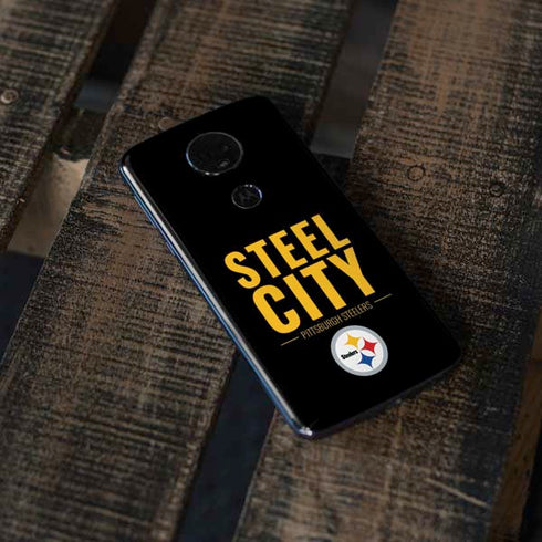 NFL Pittsburgh Steelers Team Motto Moto E5 Plus Skin