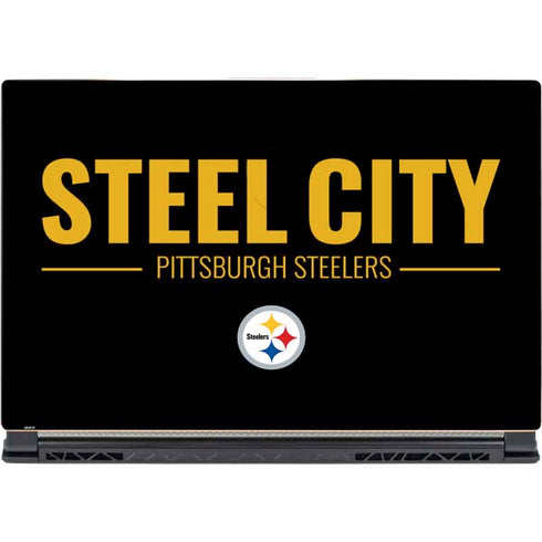 NFL Pittsburgh Steelers Team Motto MSI GS65 Stealth Laptop Skin