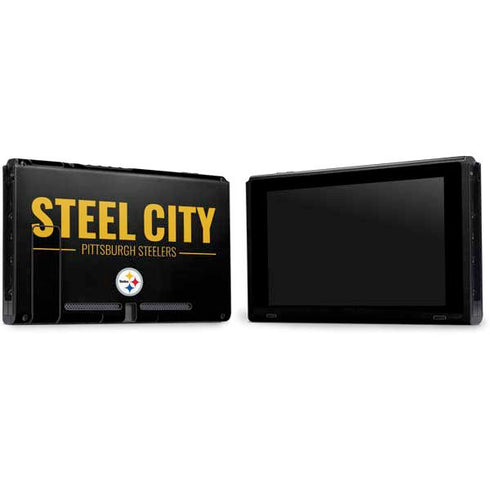 NFL Pittsburgh Steelers Team Motto Nintendo Switch Bundle Skin