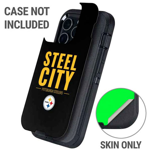 NFL Pittsburgh Steelers Team Motto Otterbox Defender iPhone Skin