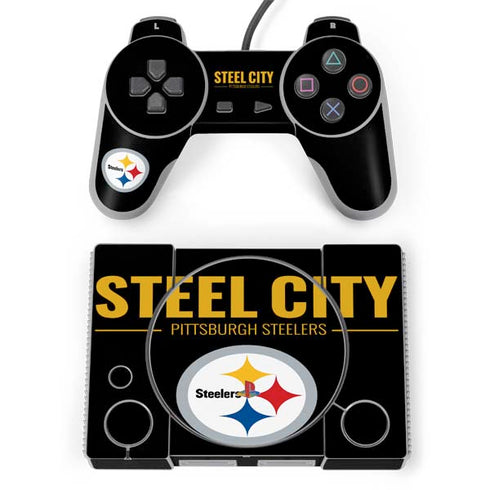 NFL Pittsburgh Steelers Team Motto PlayStation Classic Bundle Skin