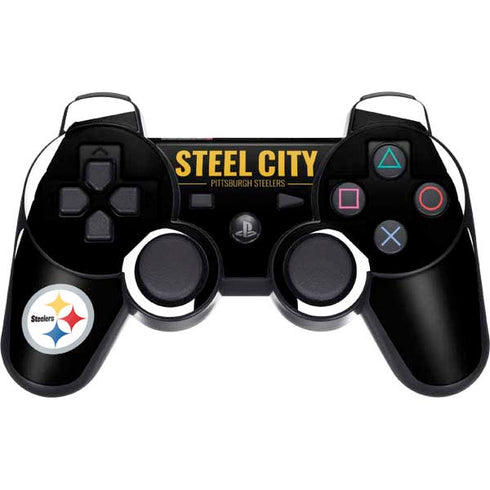 NFL Pittsburgh Steelers Team Motto PS3 Dual Shock wireless controller Skin