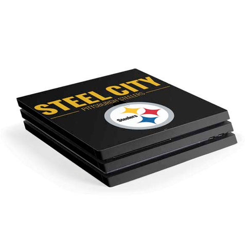 NFL Pittsburgh Steelers Team Motto PS4 Pro Console Skin