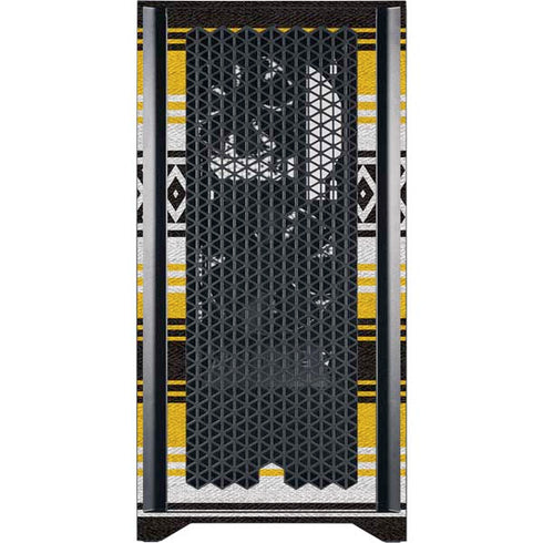 NFL Pittsburgh Steelers Trailblazer Corsair 4000D Tempered Glass Mid-Tower ATX Case Skin