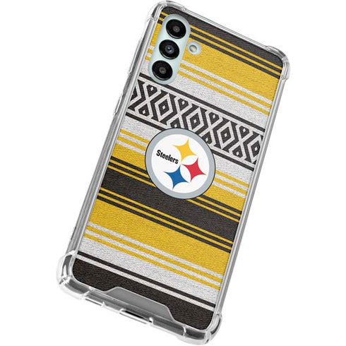NFL Pittsburgh Steelers Trailblazer Galaxy A13 5G Clear Case