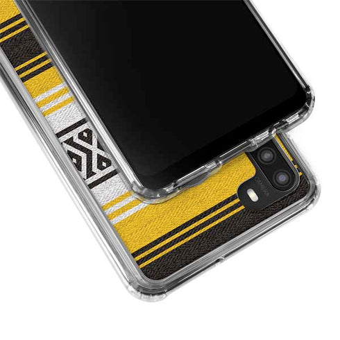 NFL Pittsburgh Steelers Trailblazer Galaxy A21 Clear Case