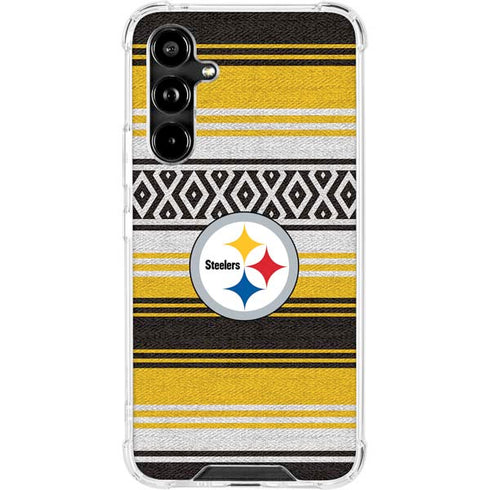 NFL Pittsburgh Steelers Trailblazer Galaxy A54 5G Clear Case