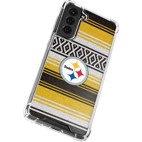 NFL Pittsburgh Steelers Trailblazer Galaxy S21 FE Clear Case