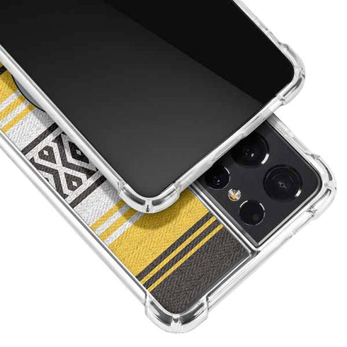 NFL Pittsburgh Steelers Trailblazer Galaxy S21 Ultra 5G Clear Case