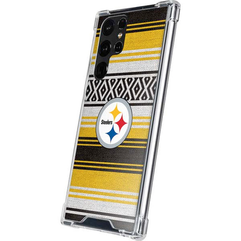 NFL Pittsburgh Steelers Trailblazer Galaxy S22 Ultra Clear Case