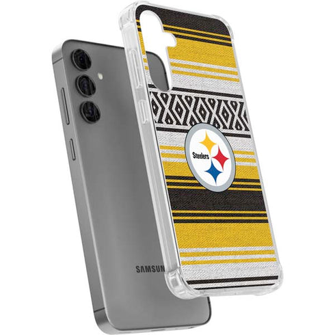 NFL Pittsburgh Steelers Trailblazer Galaxy S24 Plus Clear Case