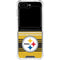 NFL Pittsburgh Steelers Trailblazer Galaxy Z Flip5 5G Clear Case