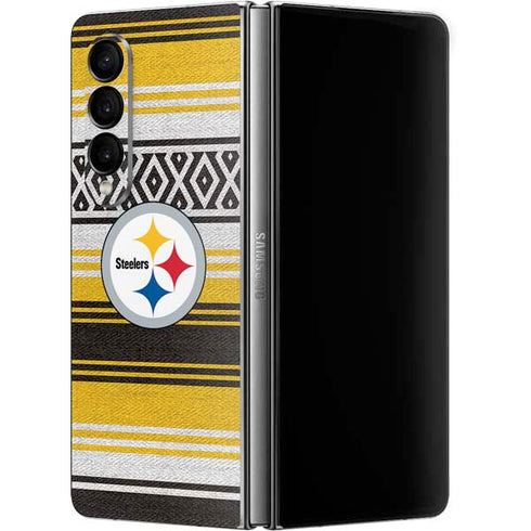 NFL Pittsburgh Steelers Trailblazer Galaxy Z Fold4 5G Skin
