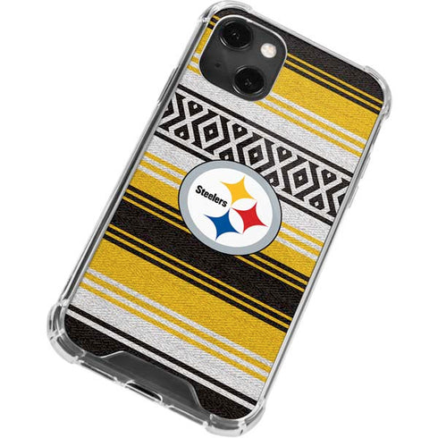 NFL Pittsburgh Steelers Trailblazer iPhone 13 Mini Clear Case