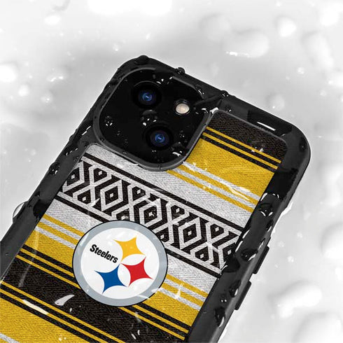 NFL Pittsburgh Steelers Trailblazer iPhone 13 Mini Waterproof Case