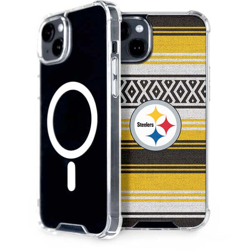 NFL Pittsburgh Steelers Trailblazer iPhone 15 Plus MagSafe Case