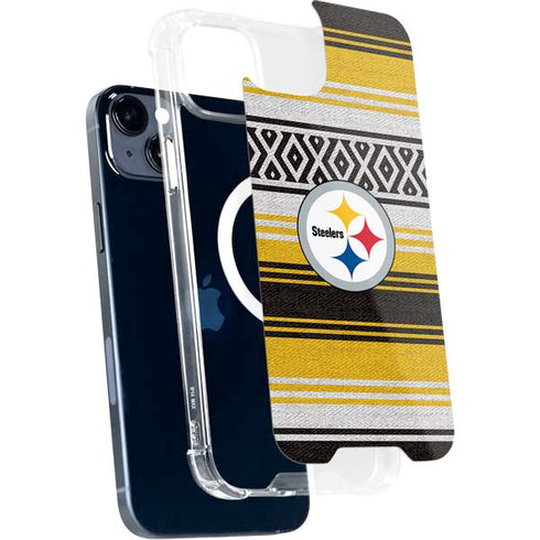 NFL Pittsburgh Steelers Trailblazer iPhone 14 Plus MagSafe Case
