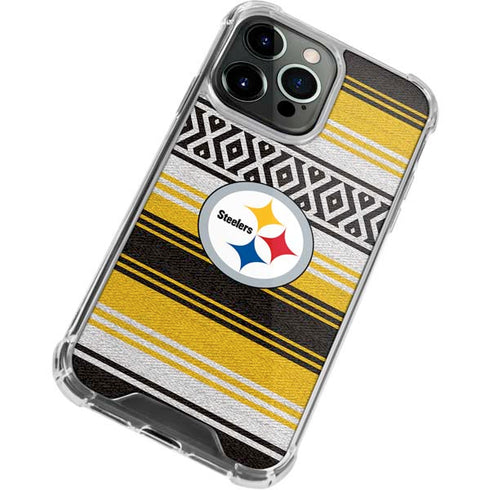 NFL Pittsburgh Steelers Trailblazer iPhone 14 Pro Clear Case