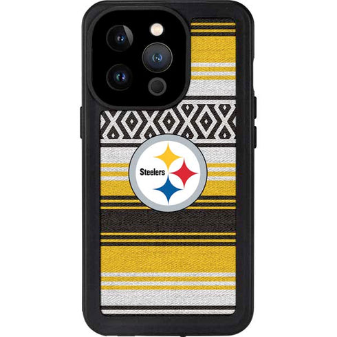 NFL Pittsburgh Steelers Trailblazer iPhone 14 Pro Waterproof Case