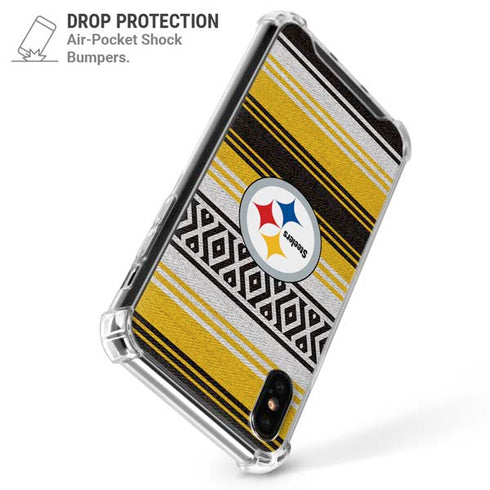 NFL Pittsburgh Steelers Trailblazer iPhone X/XS Clear Case