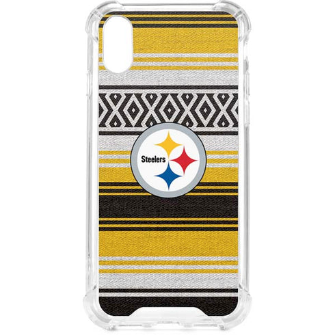 NFL Pittsburgh Steelers Trailblazer iPhone XS Clear Case