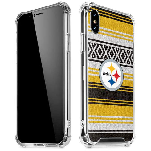NFL Pittsburgh Steelers Trailblazer iPhone XS Max Clear Case
