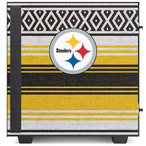 NFL Pittsburgh Steelers Trailblazer NZXT H510 Compact ATX Mid-Tower Case Skin
