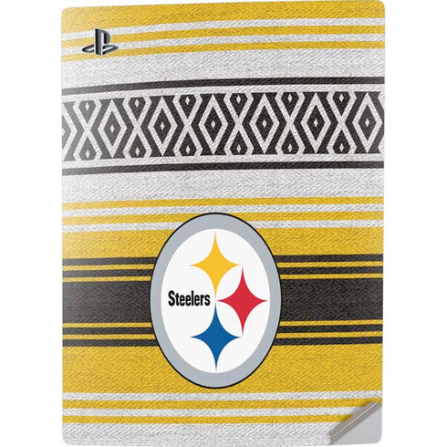NFL Pittsburgh Steelers Trailblazer PS5 Digital Edition Console Skin