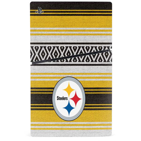 NFL Pittsburgh Steelers Trailblazer PS5 Slim Disk Console Skin