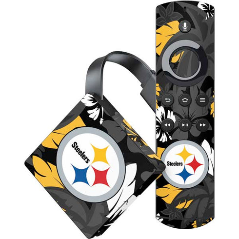 NFL Pittsburgh Steelers Tropical Print Amazon Fire TV Skin