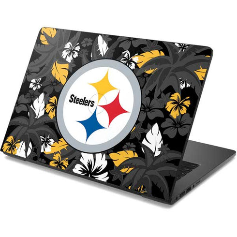 NFL Pittsburgh Steelers Tropical Print Dell Chromebook Skin