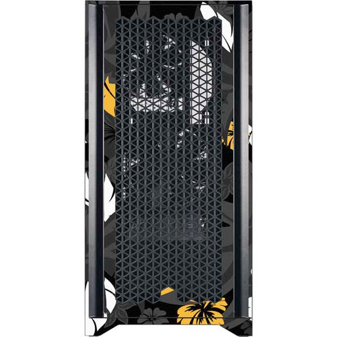 NFL Pittsburgh Steelers Tropical Print Corsair 4000D Tempered Glass Mid-Tower ATX Case Skin