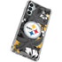 NFL Pittsburgh Steelers Tropical Print Galaxy A15 5G Clear Case