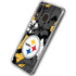 NFL Pittsburgh Steelers Tropical Print Galaxy A20 Clear Case
