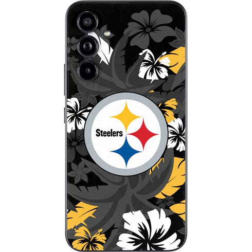 NFL Pittsburgh Steelers Tropical Print Galaxy A54 5G Skin