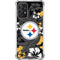 NFL Pittsburgh Steelers Tropical Print Galaxy A72 5G Clear Case